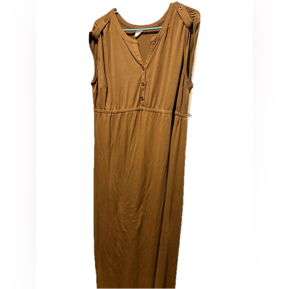 Sleeveless olive greenDress